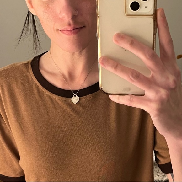 🌀please return to Tiffany & Co. 925 classic heart pendant silver necklace - Picture 10 of 13